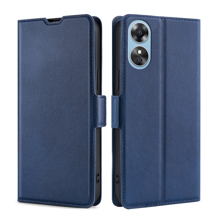 Custodia per telefono in pelle flip orizzontale con fibbia laterale ultrasottile, For Motorola Moto E32 India/E22s 4G Global, For OPPO A17, For OPPO K10x 5G, For Realme C33 4G, For vivo V25 5G/V25e 5G, For vivo Y16 4G/Y02s 4G