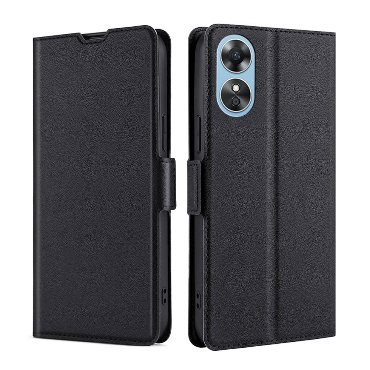 Custodia per telefono in pelle flip orizzontale con fibbia laterale ultrasottile, For Motorola Moto E32 India/E22s 4G Global, For OPPO A17, For OPPO K10x 5G, For Realme C33 4G, For vivo V25 5G/V25e 5G, For vivo Y16 4G/Y02s 4G