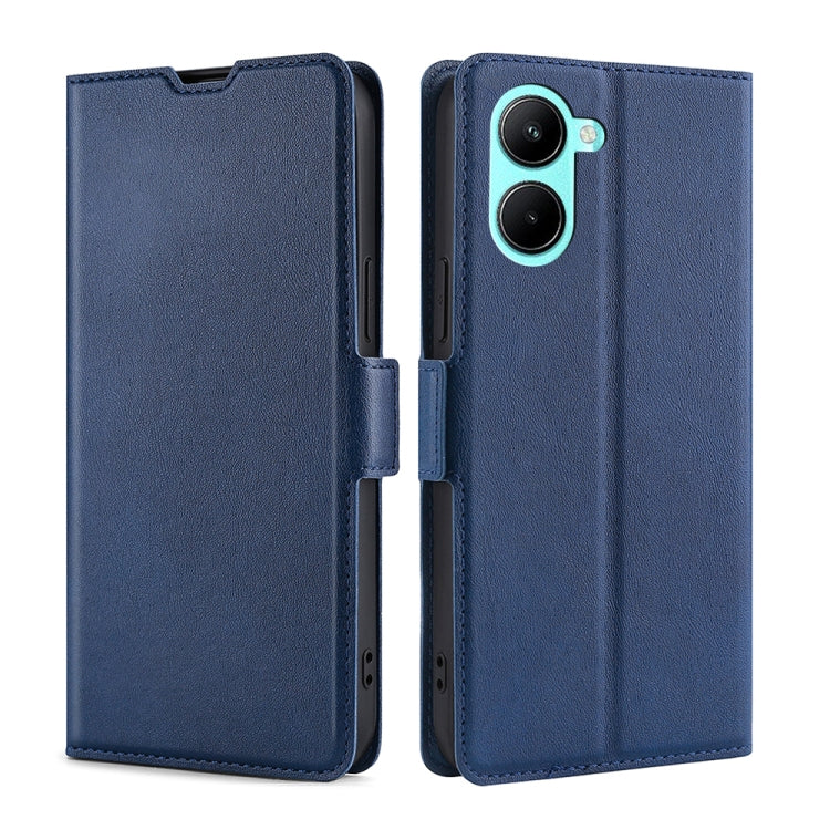 Custodia per telefono in pelle flip orizzontale con fibbia laterale ultrasottile, For Motorola Moto E32 India/E22s 4G Global, For OPPO A17, For OPPO K10x 5G, For Realme C33 4G, For vivo V25 5G/V25e 5G, For vivo Y16 4G/Y02s 4G