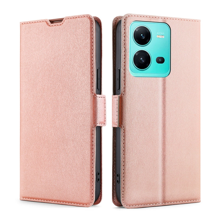 Custodia per telefono in pelle flip orizzontale con fibbia laterale ultrasottile, For Motorola Moto E32 India/E22s 4G Global, For OPPO A17, For OPPO K10x 5G, For Realme C33 4G, For vivo V25 5G/V25e 5G, For vivo Y16 4G/Y02s 4G