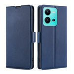 Custodia per telefono in pelle flip orizzontale con fibbia laterale ultrasottile, For Motorola Moto E32 India/E22s 4G Global, For OPPO A17, For OPPO K10x 5G, For Realme C33 4G, For vivo V25 5G/V25e 5G, For vivo Y16 4G/Y02s 4G