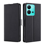 Custodia per telefono in pelle flip orizzontale con fibbia laterale ultrasottile, For Motorola Moto E32 India/E22s 4G Global, For OPPO A17, For OPPO K10x 5G, For Realme C33 4G, For vivo V25 5G/V25e 5G, For vivo Y16 4G/Y02s 4G