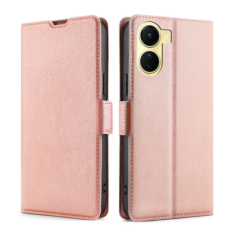 Custodia per telefono in pelle flip orizzontale con fibbia laterale ultrasottile, For Motorola Moto E32 India/E22s 4G Global, For OPPO A17, For OPPO K10x 5G, For Realme C33 4G, For vivo V25 5G/V25e 5G, For vivo Y16 4G/Y02s 4G