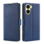 Custodia per telefono in pelle flip orizzontale con fibbia laterale ultrasottile, For Motorola Moto E32 India/E22s 4G Global, For OPPO A17, For OPPO K10x 5G, For Realme C33 4G, For vivo V25 5G/V25e 5G, For vivo Y16 4G/Y02s 4G