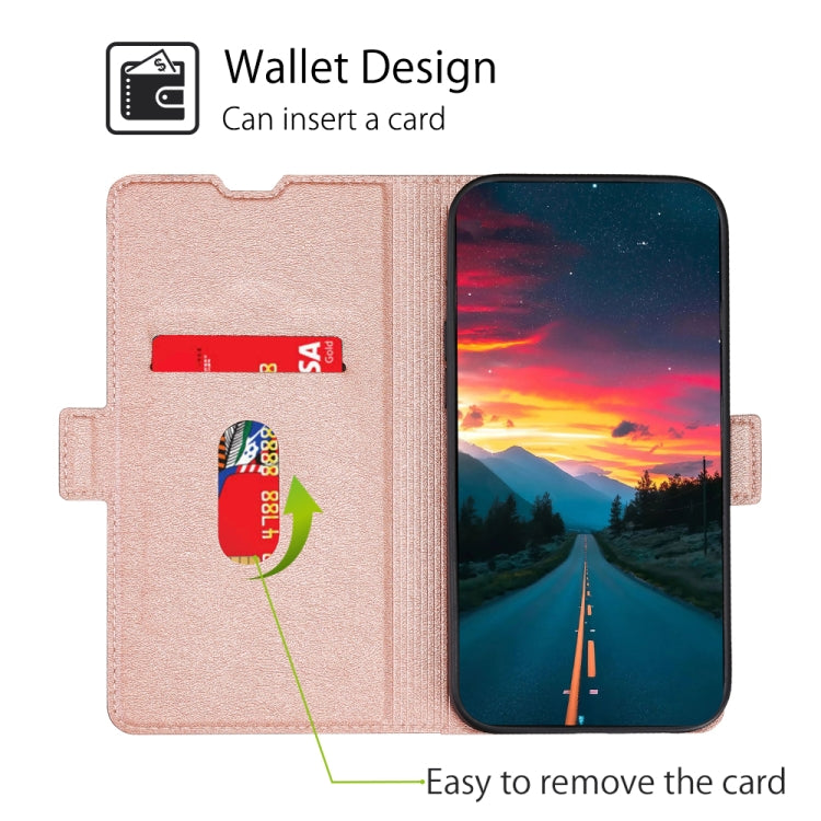 Custodia per telefono in pelle flip orizzontale con fibbia laterale ultrasottile, For vivo Y55 4G, For Samsung Galaxy A04s, For Sharp Aquos sense7 Plus, For Xiaomi Civi 2 5G, For Xiaomi Poco M5 4G