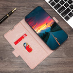 Custodia per telefono in pelle flip orizzontale con fibbia laterale ultrasottile, For vivo Y55 4G, For Samsung Galaxy A04s, For Sharp Aquos sense7 Plus, For Xiaomi Civi 2 5G, For Xiaomi Poco M5 4G