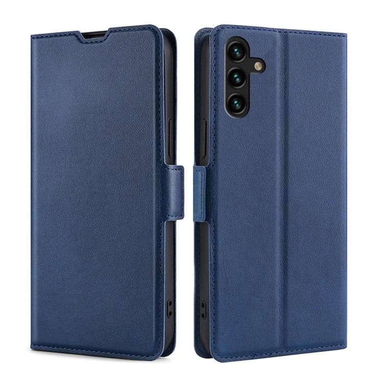 Custodia per telefono in pelle flip orizzontale con fibbia laterale ultrasottile, For vivo Y55 4G, For Samsung Galaxy A04s, For Sharp Aquos sense7 Plus, For Xiaomi Civi 2 5G, For Xiaomi Poco M5 4G