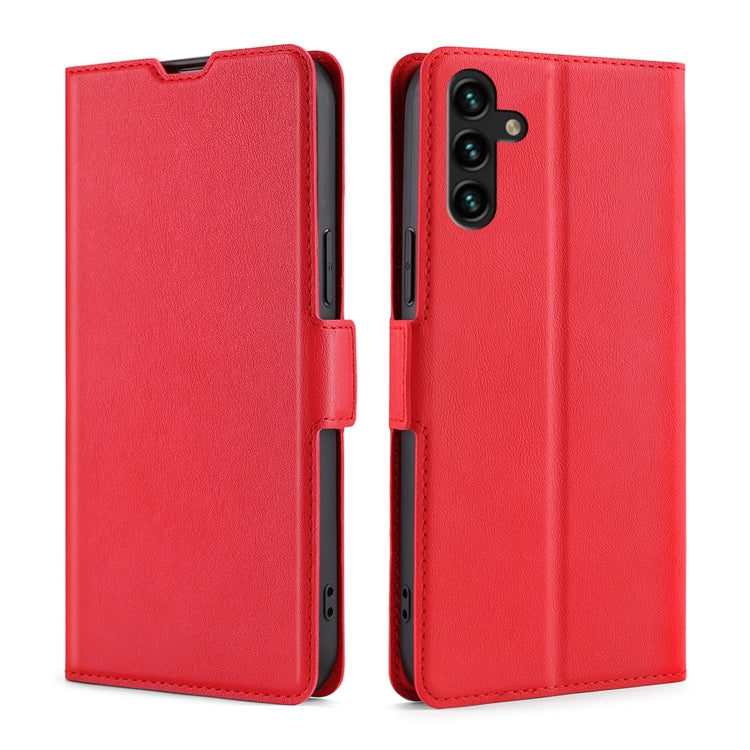 Custodia per telefono in pelle flip orizzontale con fibbia laterale ultrasottile, For vivo Y55 4G, For Samsung Galaxy A04s, For Sharp Aquos sense7 Plus, For Xiaomi Civi 2 5G, For Xiaomi Poco M5 4G