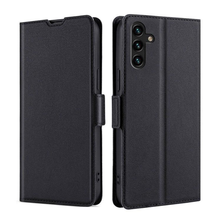 Custodia per telefono in pelle flip orizzontale con fibbia laterale ultrasottile, For vivo Y55 4G, For Samsung Galaxy A04s, For Sharp Aquos sense7 Plus, For Xiaomi Civi 2 5G, For Xiaomi Poco M5 4G