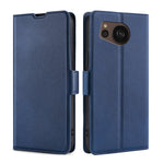 Custodia per telefono in pelle flip orizzontale con fibbia laterale ultrasottile, For vivo Y55 4G, For Samsung Galaxy A04s, For Sharp Aquos sense7 Plus, For Xiaomi Civi 2 5G, For Xiaomi Poco M5 4G