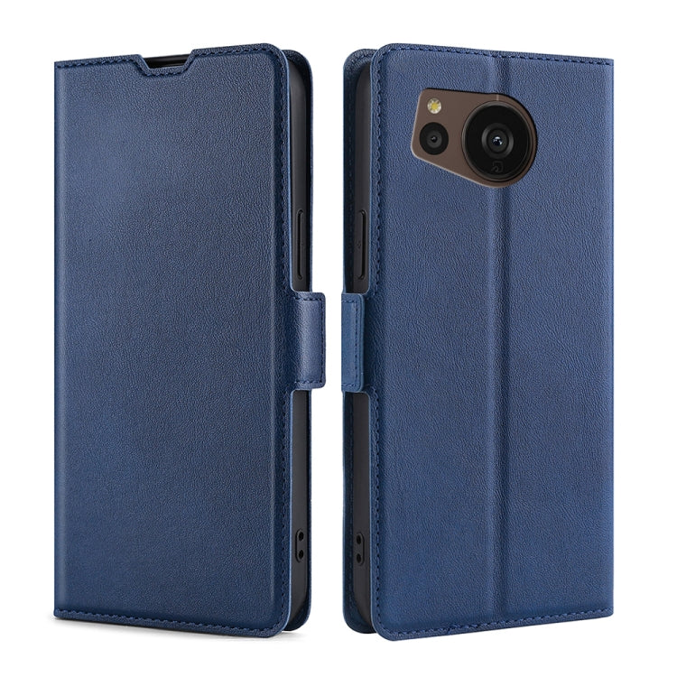 Custodia per telefono in pelle flip orizzontale con fibbia laterale ultrasottile, For vivo Y55 4G, For Samsung Galaxy A04s, For Sharp Aquos sense7 Plus, For Xiaomi Civi 2 5G, For Xiaomi Poco M5 4G