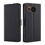Custodia per telefono in pelle flip orizzontale con fibbia laterale ultrasottile, For vivo Y55 4G, For Samsung Galaxy A04s, For Sharp Aquos sense7 Plus, For Xiaomi Civi 2 5G, For Xiaomi Poco M5 4G