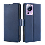 Custodia per telefono in pelle flip orizzontale con fibbia laterale ultrasottile, For vivo Y55 4G, For Samsung Galaxy A04s, For Sharp Aquos sense7 Plus, For Xiaomi Civi 2 5G, For Xiaomi Poco M5 4G