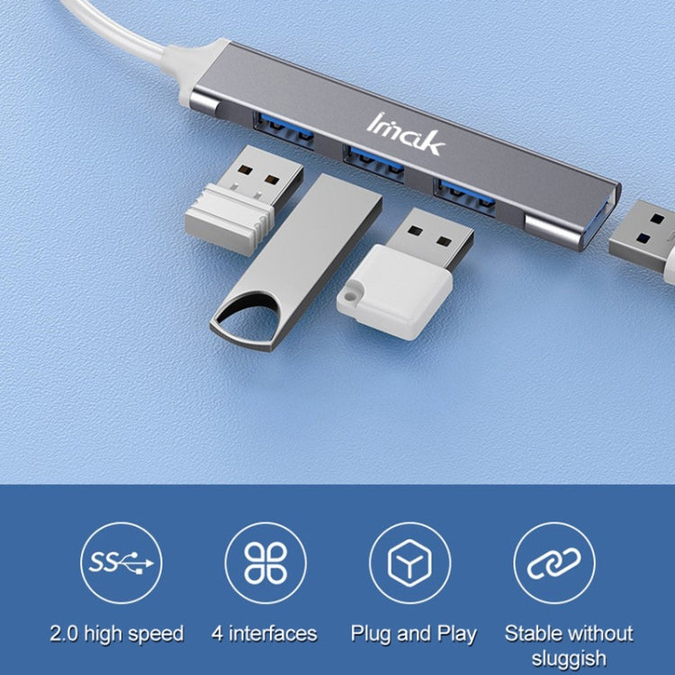 Imak 4 in 1 Docking Station multifunzionale HUB, USB, USB-C / Type-C
