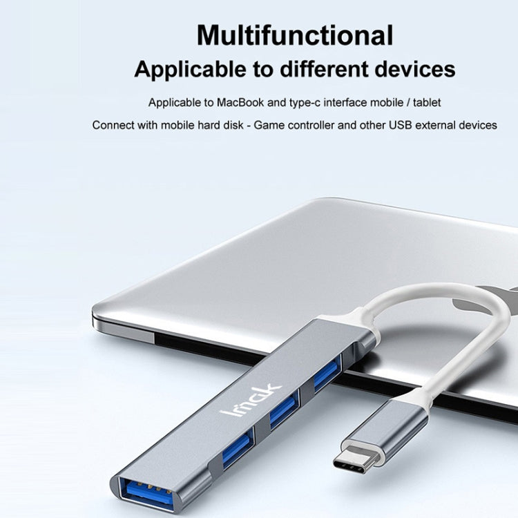 Imak 4 in 1 Docking Station multifunzionale HUB, USB, USB-C / Type-C