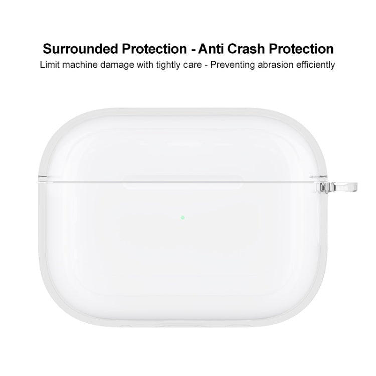 Custodia protettiva TPU trasparente per AirPods Pro 2
