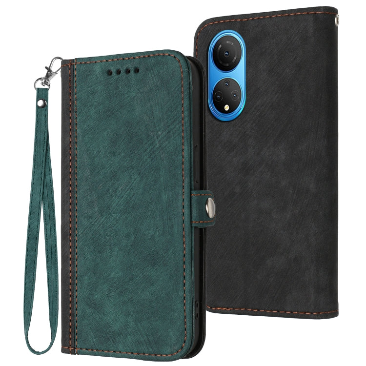 Custodia per telefono in pelle con cinturino a mano doppia piega con fibbia laterale, For Honor 10 Lite, For Honor 70 Pro, For Honor X7, For Huawei Mate 10 Lite