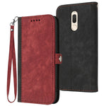 Custodia per telefono in pelle con cinturino a mano doppia piega con fibbia laterale, For Honor 10 Lite, For Honor 70 Pro, For Honor X7, For Huawei Mate 10 Lite