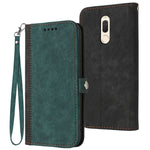 Custodia per telefono in pelle con cinturino a mano doppia piega con fibbia laterale, For Honor 10 Lite, For Honor 70 Pro, For Honor X7, For Huawei Mate 10 Lite