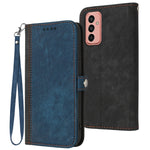 Custodia per telefono in pelle con cinturino a mano doppia piega con fibbia laterale, For Samsung Galaxy A33 5G, For Samsung Galaxy A53 5G, For Samsung Galaxy M13 Indian / F13, For Samsung Galaxy M33