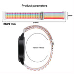 Cinturino per orologio universale in nylon, 20mm, 22mm