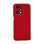 Custodia per telefono con placcatura nano serie Luolai in vera pelle, For OPPO Find X5, For Motorola Moto S30 Pro, For OPPO Find X5 Pro, For Motorola Moto X30 Pro / Edge 30 Ultra