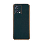 Custodia per telefono con placcatura nano serie Luolai in vera pelle, For OPPO Find X5, For Motorola Moto S30 Pro, For OPPO Find X5 Pro, For Motorola Moto X30 Pro / Edge 30 Ultra