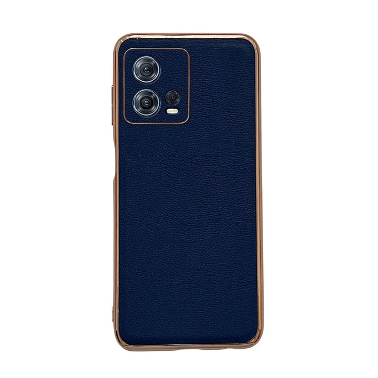 Custodia per telefono con placcatura nano serie Luolai in vera pelle, For OPPO Find X5, For Motorola Moto S30 Pro, For OPPO Find X5 Pro, For Motorola Moto X30 Pro / Edge 30 Ultra