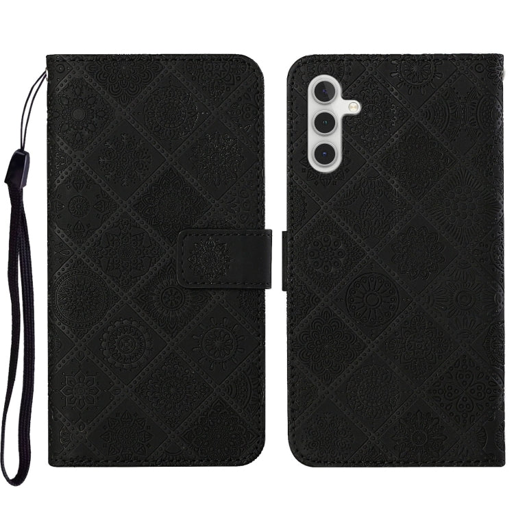 Custodia per cellulare in pelle con motivo goffrato stile etnico, For Samsung Galaxy A14 5G, For Samsung Galaxy A23e, For OPPO A17