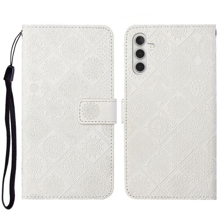 Custodia per cellulare in pelle con motivo goffrato stile etnico, For Samsung Galaxy A14 5G, For Samsung Galaxy A23e, For OPPO A17