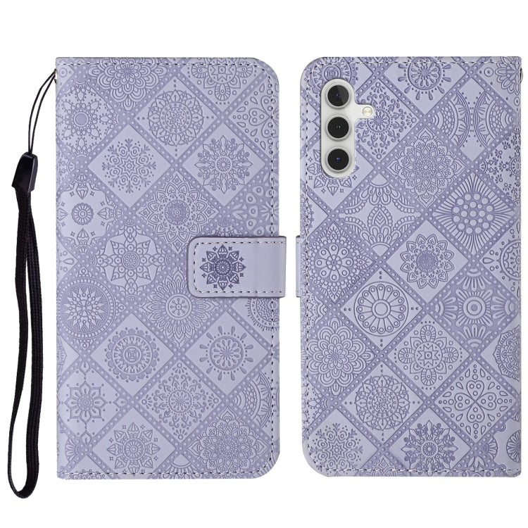 Custodia per cellulare in pelle con motivo goffrato stile etnico, For Samsung Galaxy A14 5G, For Samsung Galaxy A23e, For OPPO A17