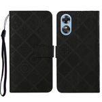 Custodia per cellulare in pelle con motivo goffrato stile etnico, For Samsung Galaxy A14 5G, For Samsung Galaxy A23e, For OPPO A17