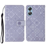 Custodia per cellulare in pelle con motivo goffrato stile etnico, For Samsung Galaxy A14 5G, For Samsung Galaxy A23e, For OPPO A17