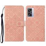 Custodia per cellulare in pelle con motivo goffrato stile etnico, For OPPO A57 2022, For OPPO Reno8, For OPPO Reno8 Pro
