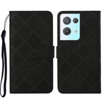 Custodia per cellulare in pelle con motivo goffrato stile etnico, For OPPO A57 2022, For OPPO Reno8, For OPPO Reno8 Pro