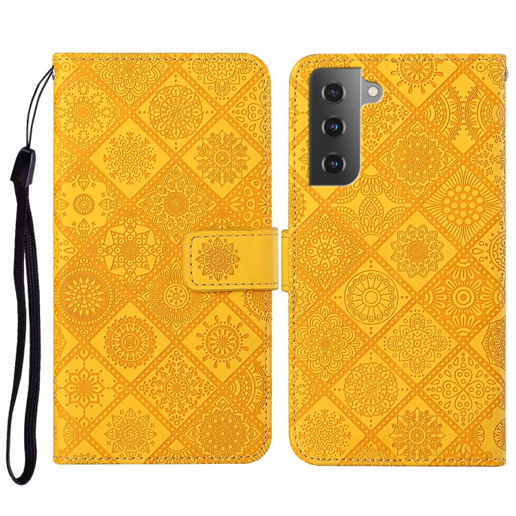Custodia per cellulare in pelle con motivo goffrato stile etnico, For Samsung Galaxy S23 5G, For Samsung Galaxy S23+ 5G, For Samsung Galaxy S23 Ultra 5G