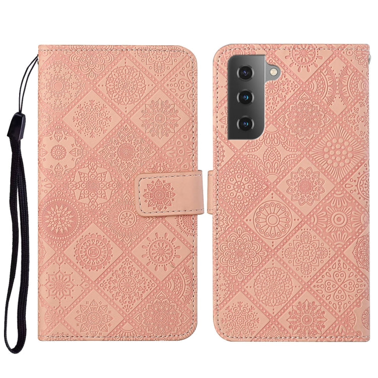 Custodia per cellulare in pelle con motivo goffrato stile etnico, For Samsung Galaxy S23 5G, For Samsung Galaxy S23+ 5G, For Samsung Galaxy S23 Ultra 5G