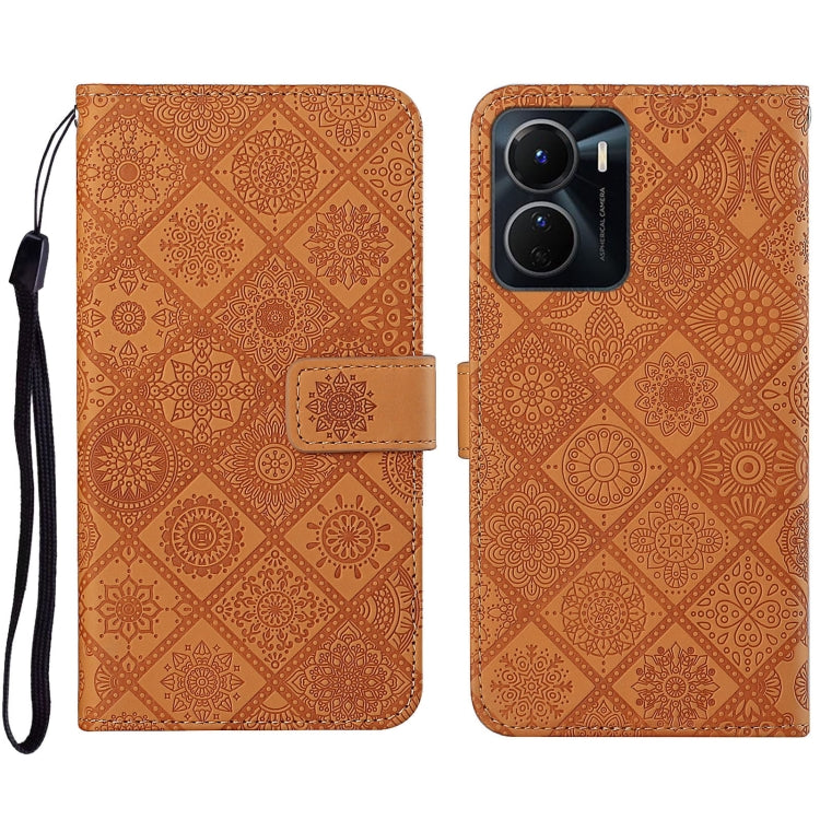 Custodia per cellulare in pelle con motivo goffrato stile etnico, For vivo Y16, For vivo Y22s, For Xiaomi Redmi A1