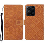 Custodia per cellulare in pelle con motivo goffrato stile etnico, For vivo Y16, For vivo Y22s, For Xiaomi Redmi A1