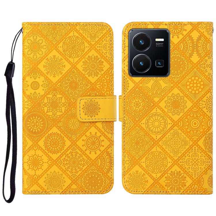 Custodia per cellulare in pelle con motivo goffrato stile etnico, For vivo Y16, For vivo Y22s, For Xiaomi Redmi A1