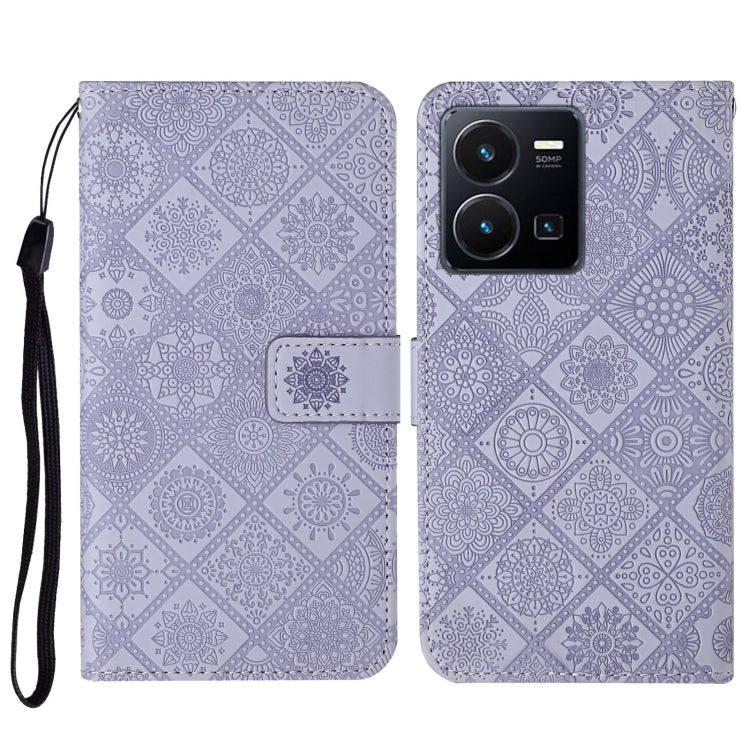 Custodia per cellulare in pelle con motivo goffrato stile etnico, For vivo Y16, For vivo Y22s, For Xiaomi Redmi A1