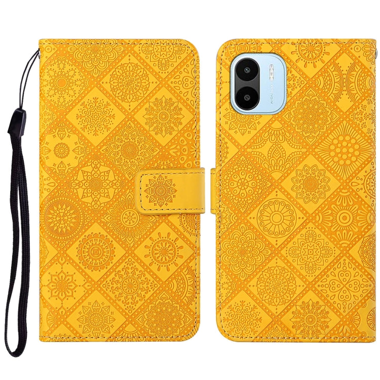 Custodia per cellulare in pelle con motivo goffrato stile etnico, For vivo Y16, For vivo Y22s, For Xiaomi Redmi A1