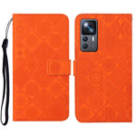 Custodia per cellulare in pelle con motivo goffrato stile etnico, For Xiaomi 12T / 12T Pro / Redmi K50 Ultra