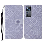Custodia per cellulare in pelle con motivo goffrato stile etnico, For Xiaomi 12T / 12T Pro / Redmi K50 Ultra