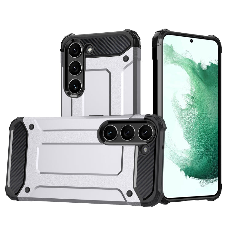 Custodia rigida per PC in TPU con armatura magica, For Samsung Galaxy S23 5G, For Samsung Galaxy S23+ 5G, For Samsung Galaxy S23 Ultra 5G