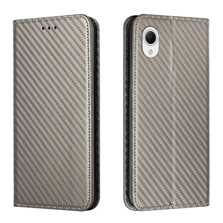 Custodia per telefono in pelle con vibrazione magnetica in fibra di carbonio, For Samsung Galaxy A14 5G, For Samsung Galaxy A23e, For OPPO A17, For OPPO A57 2022
