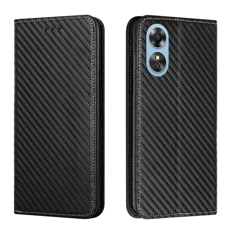 Custodia per telefono in pelle con vibrazione magnetica in fibra di carbonio, For Samsung Galaxy A14 5G, For Samsung Galaxy A23e, For OPPO A17, For OPPO A57 2022