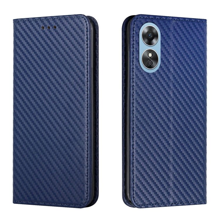 Custodia per telefono in pelle con vibrazione magnetica in fibra di carbonio, For Samsung Galaxy A14 5G, For Samsung Galaxy A23e, For OPPO A17, For OPPO A57 2022