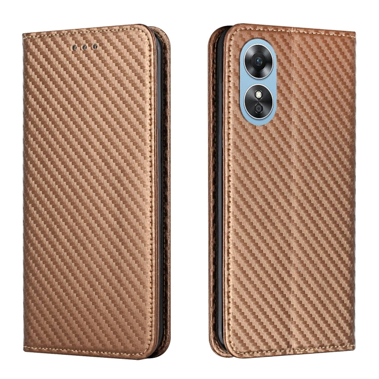 Custodia per telefono in pelle con vibrazione magnetica in fibra di carbonio, For Samsung Galaxy A14 5G, For Samsung Galaxy A23e, For OPPO A17, For OPPO A57 2022