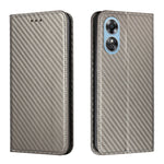 Custodia per telefono in pelle con vibrazione magnetica in fibra di carbonio, For Samsung Galaxy A14 5G, For Samsung Galaxy A23e, For OPPO A17, For OPPO A57 2022